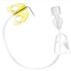 Igła do portu SURECAN Braun 0,9x15mm 20G REF 04448332 typu Hubera ze skrzydełkami i drenem